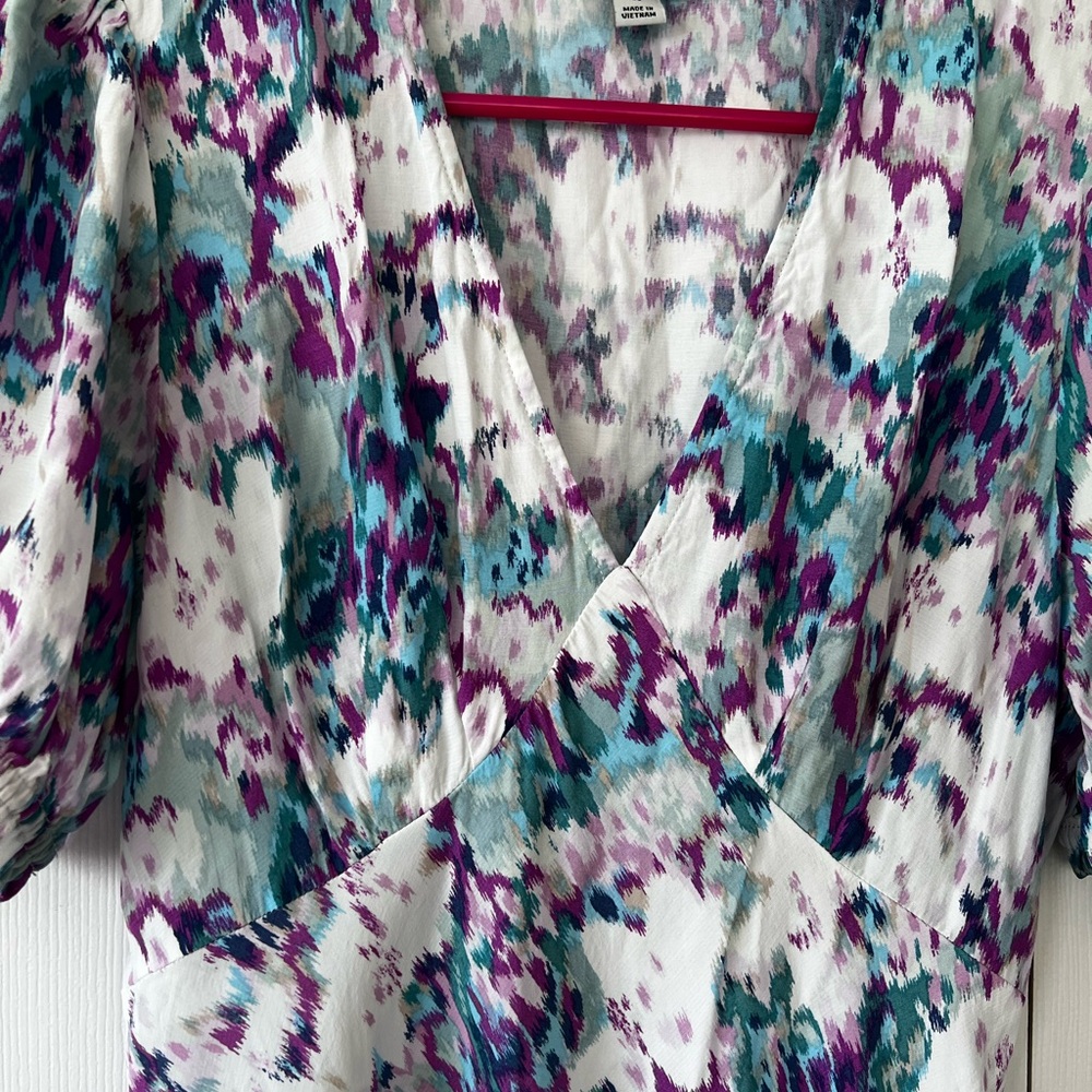 New Day crepe puff short sleeve dress - Picture 3 of 6